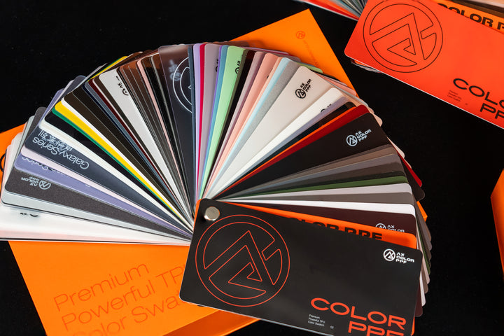 Ax Color PPF Color Swatch Samples | Car Wrap Sample Book – AX Film
