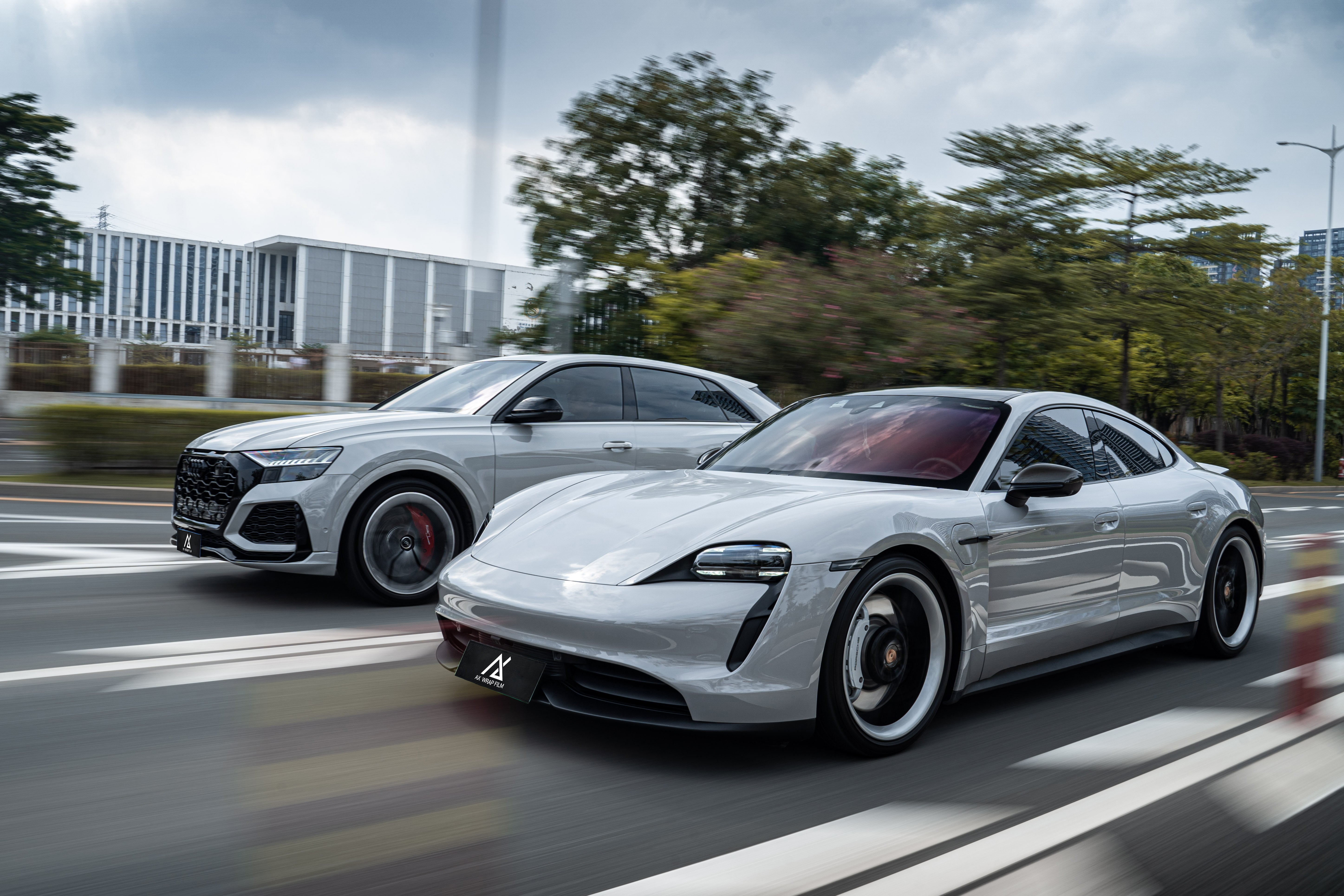 Chalk Grey Paint Car Look | High-Gloss Colored PPF – AX Film